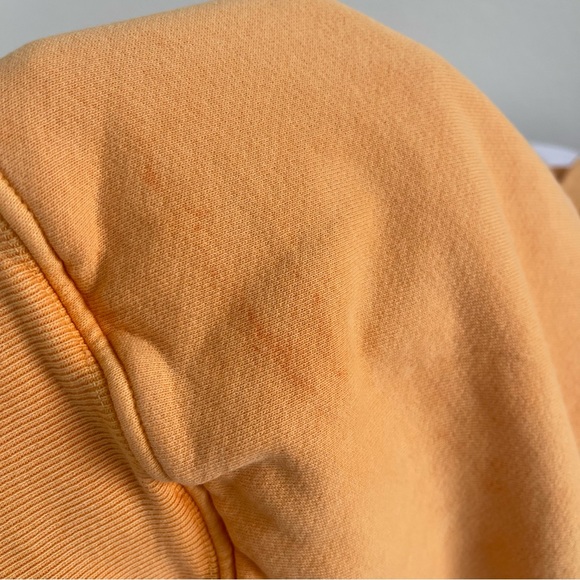 NEW THE PLEASING HARRY STYLES SUNSET ORANGE HOODIE SZ MEDIUM - Picture 7 of 8